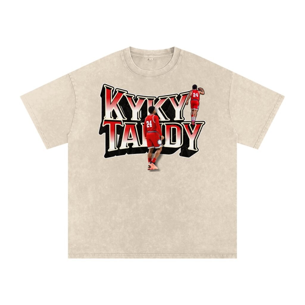 Kyky Tandy Snow Washed Oversized TEE