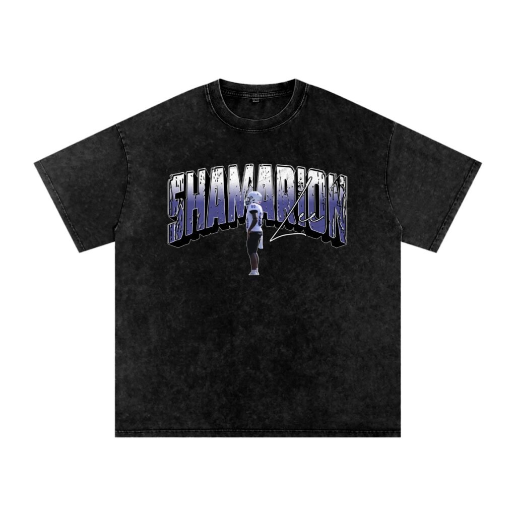 Shamarion Lee Snow Washed Oversized TEE