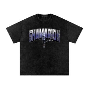 Shamarion Lee Snow Washed Oversized TEE - Image 1