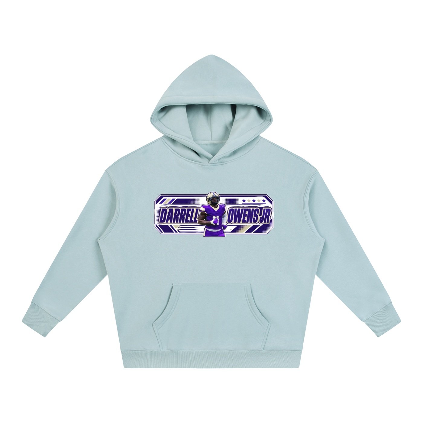 Darrell owens jr Oversize Fleeced Hoodie - Image 3