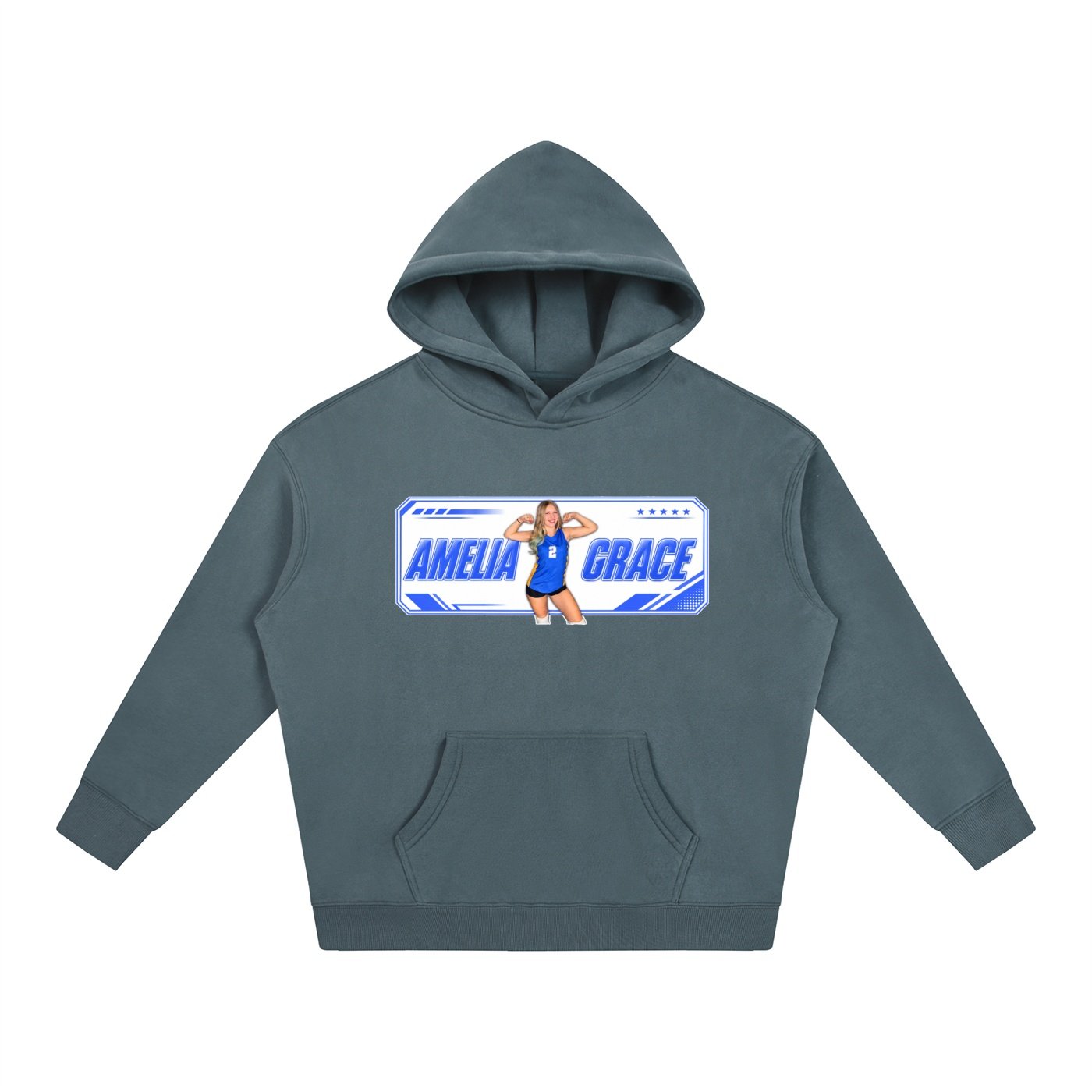 Amelia Grace Oversize Fleeced Hoodie - Image 4