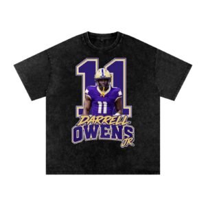 Darrell owens jr Snow Washed Oversized TEE - Image 1