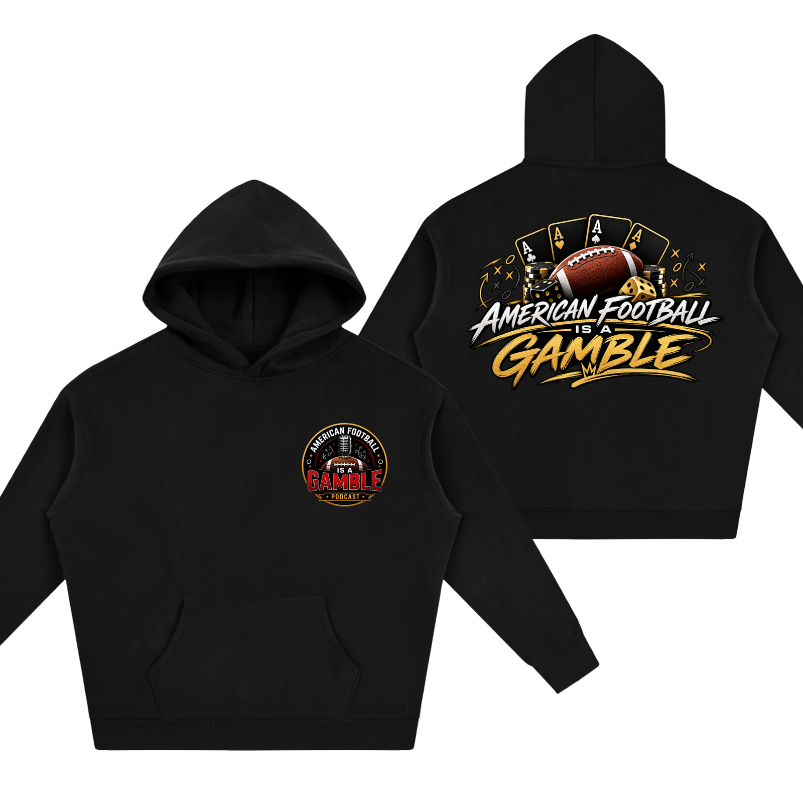 Phillip Gamble Oversize Fleeced Hoodie - Image 2