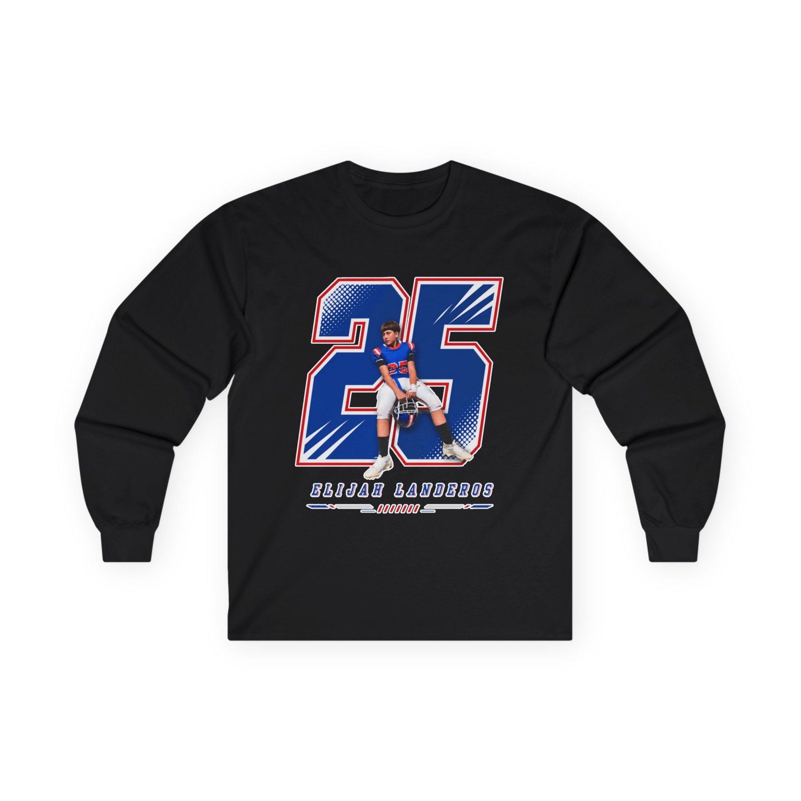 Elijah Landeros Unisex Cotton Long Sleeve Tee - Image 1