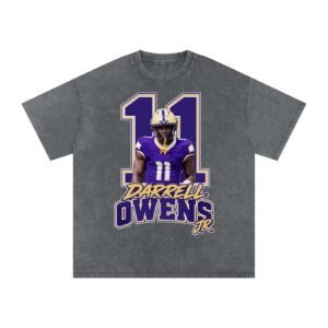 Darrell owens jr Snow Washed Oversized TEE - Image 4