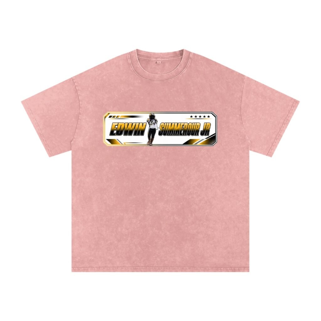 Edwin summerour jr Snow Washed Oversized TEE