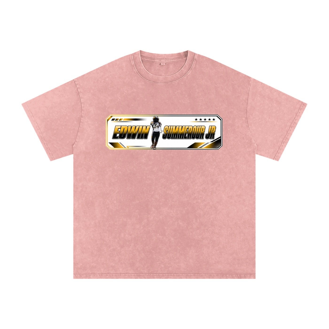 Edwin summerour jr Snow Washed Oversized TEE - Image 5