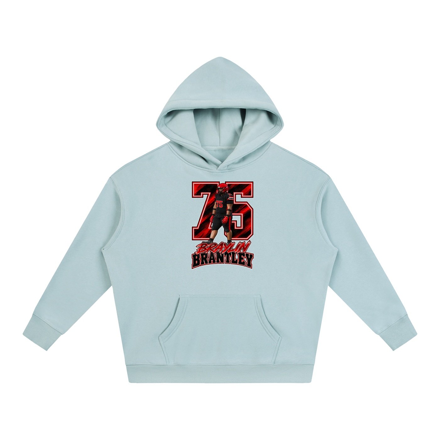 Braylin Brantley Oversize Fleeced Hoodie - Image 3