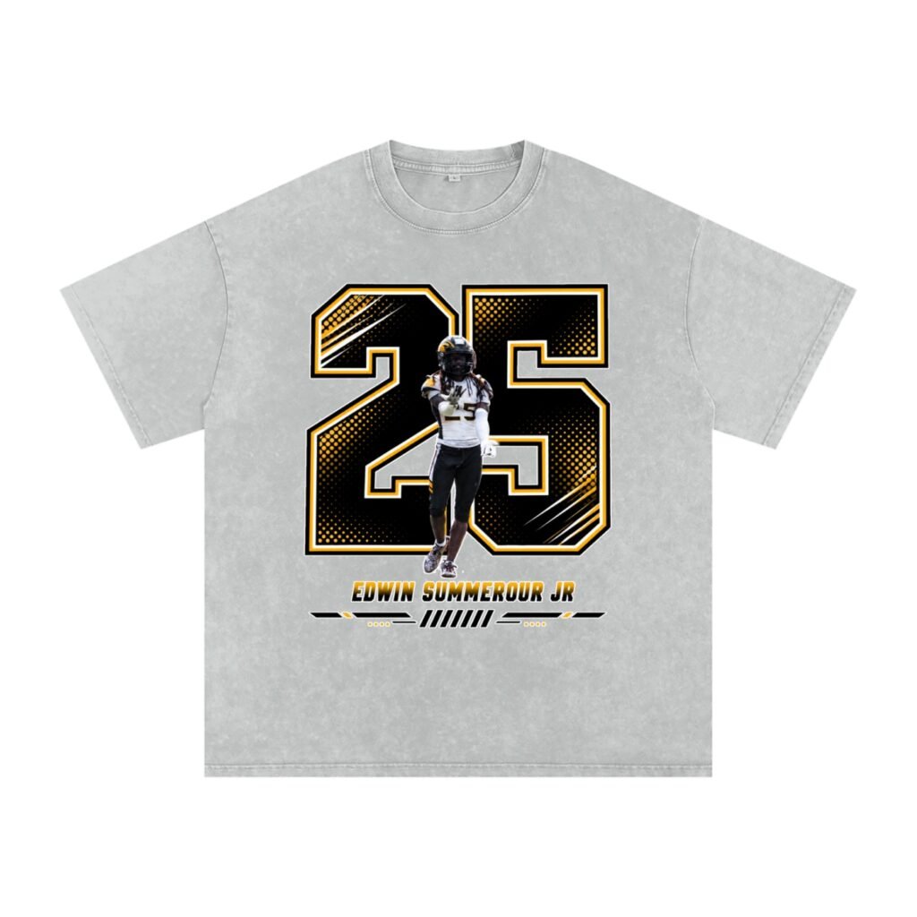 Edwin summerour jr Snow Washed Oversized TEE
