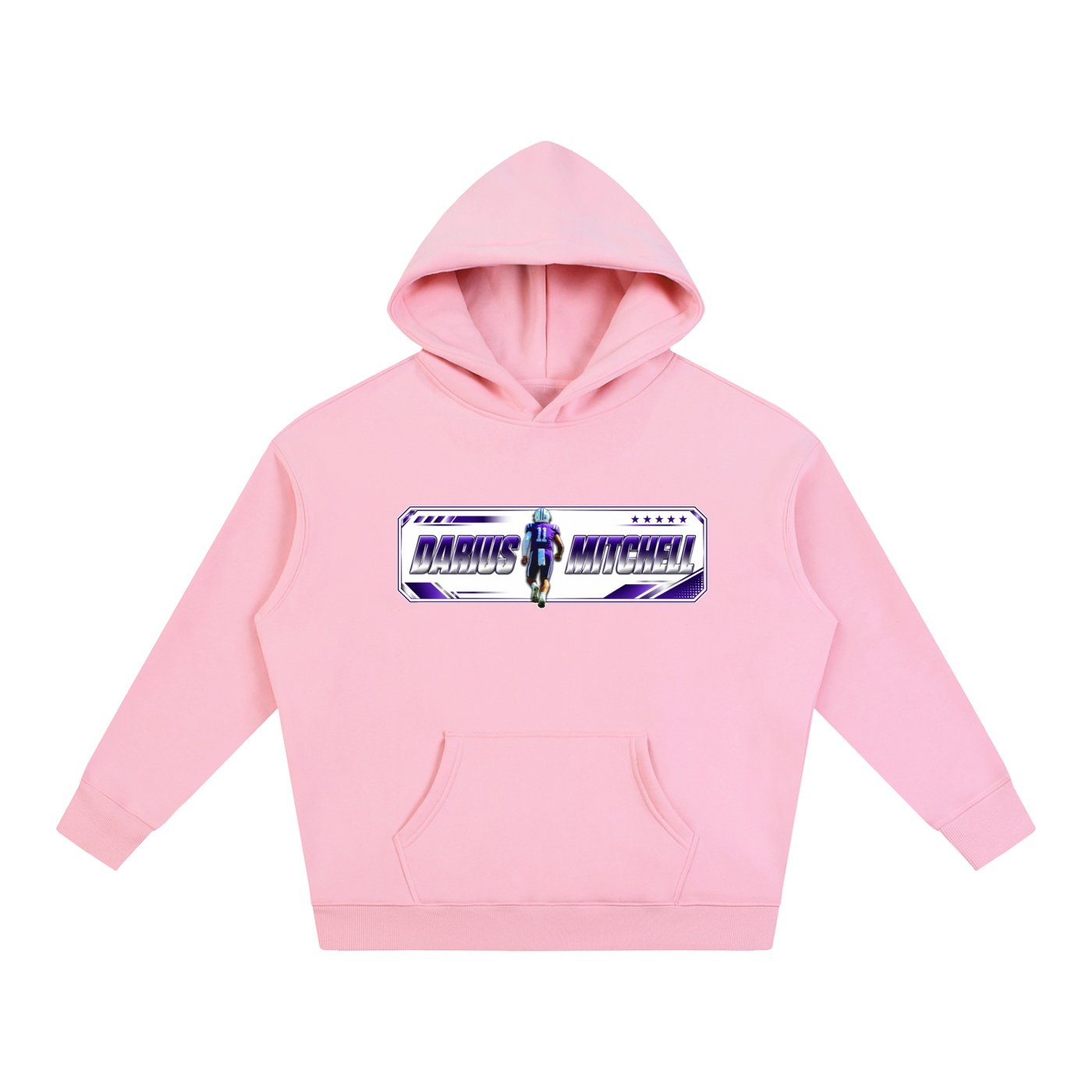 Darius Mitchell Oversize Fleeced Hoodie - Image 5
