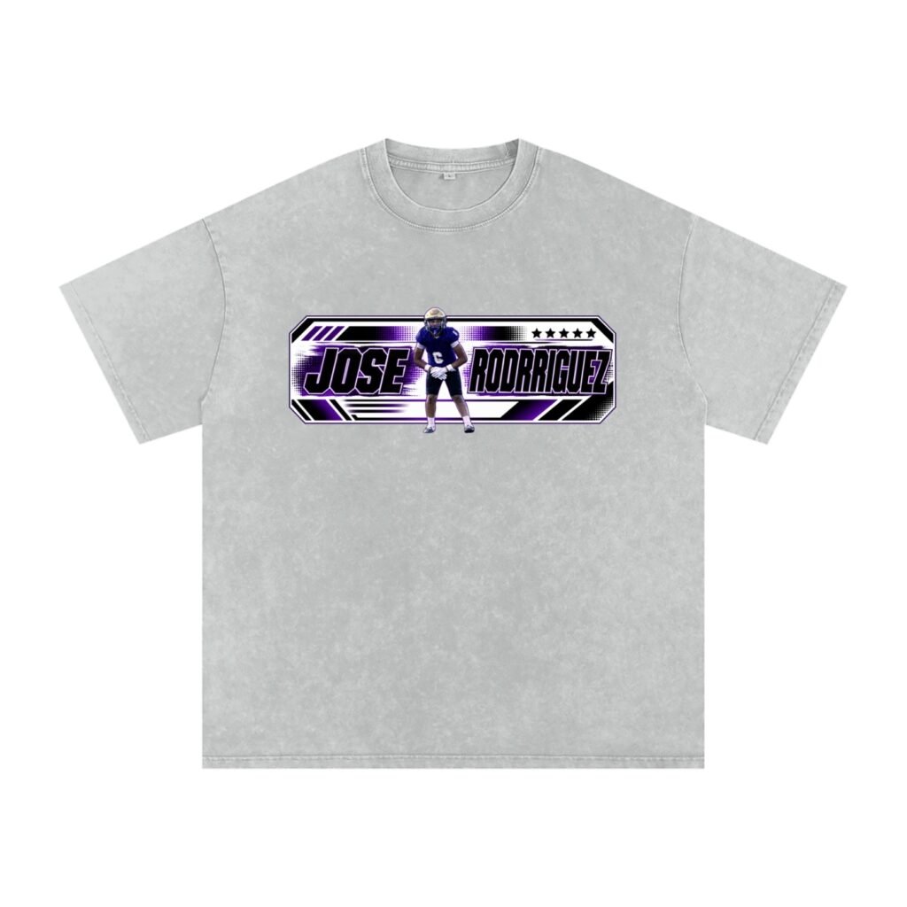 Jose Rodriguez Snow Washed Oversized TEE