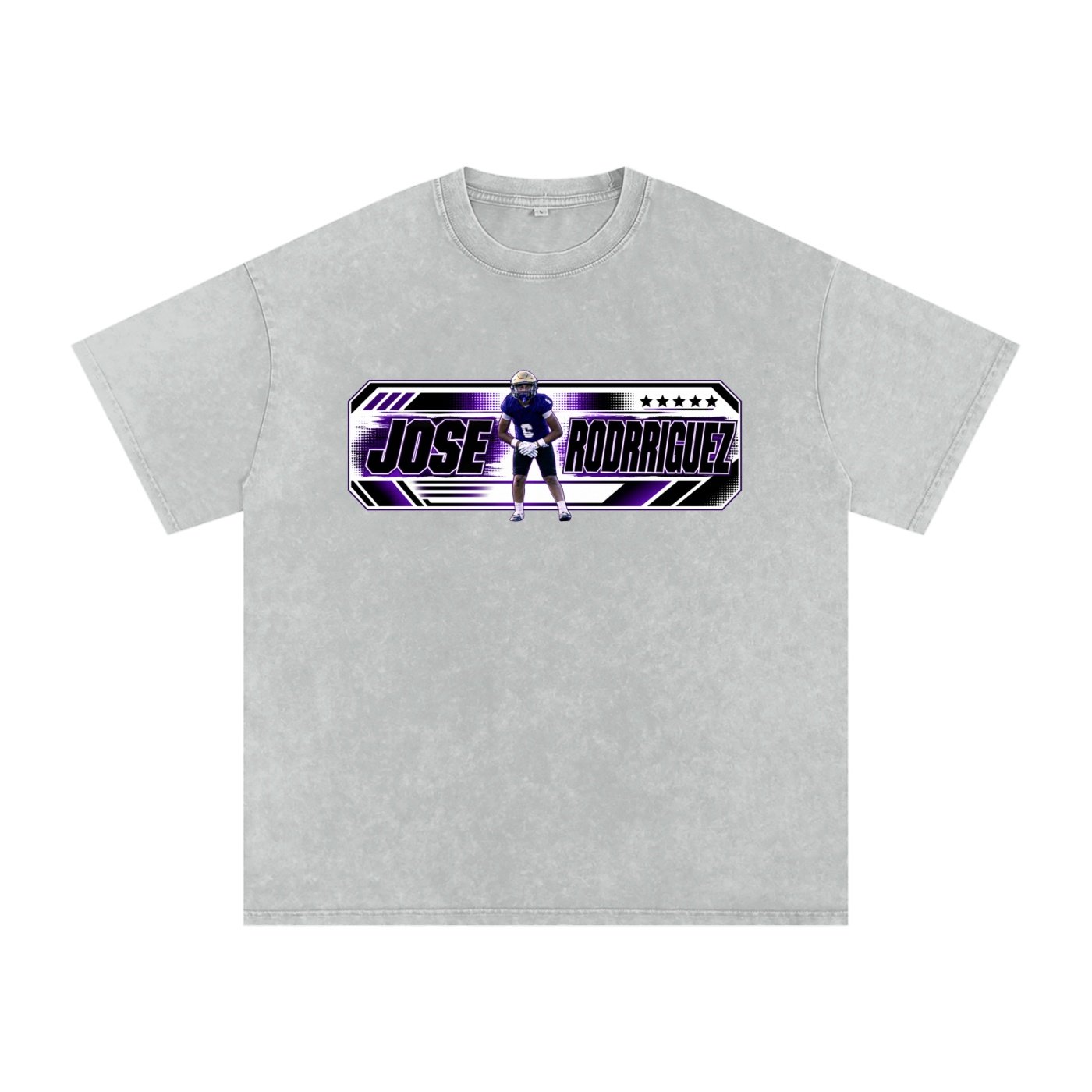 Jose Rodriguez Snow Washed Oversized TEE - Image 3