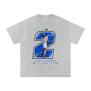 kal-el bibera Snow Washed Oversized TEE - Image 3