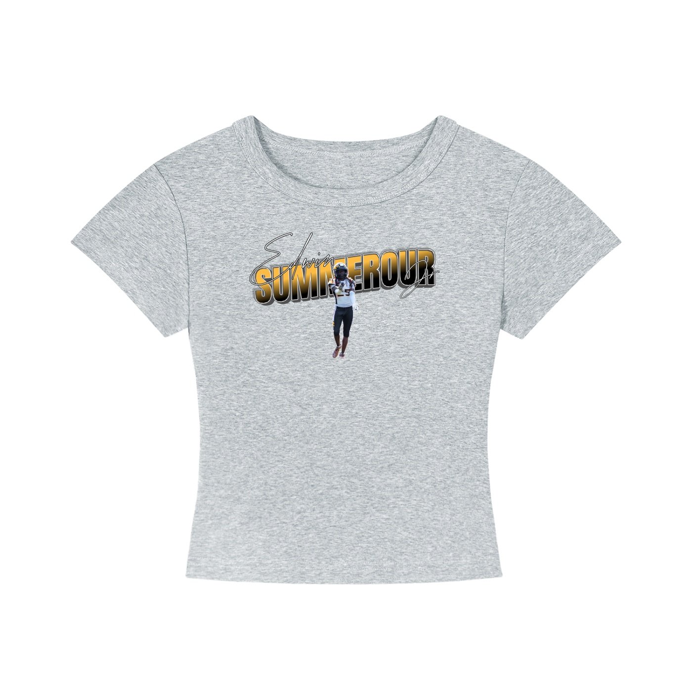Edwin summerour jr Women's CropTop - Image 3