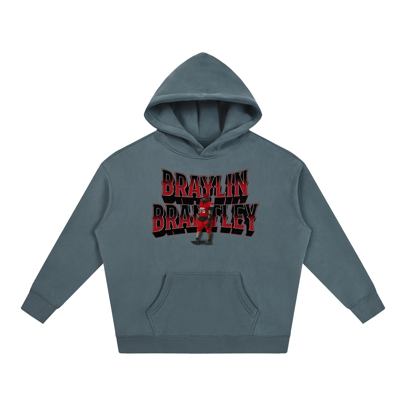 Braylin Brantley Oversize Fleeced Hoodie - Image 4
