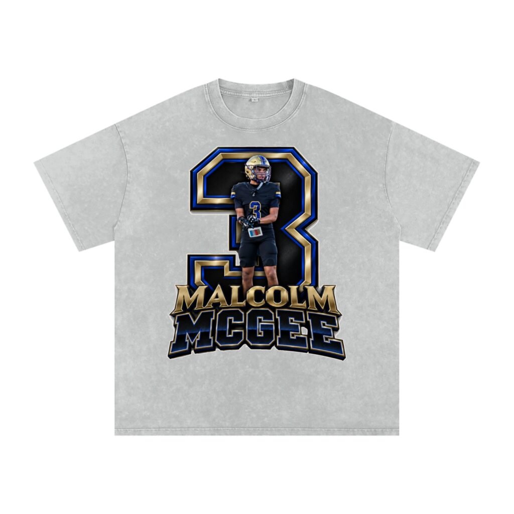 Malcolm McGee Snow Washed Oversized TEE