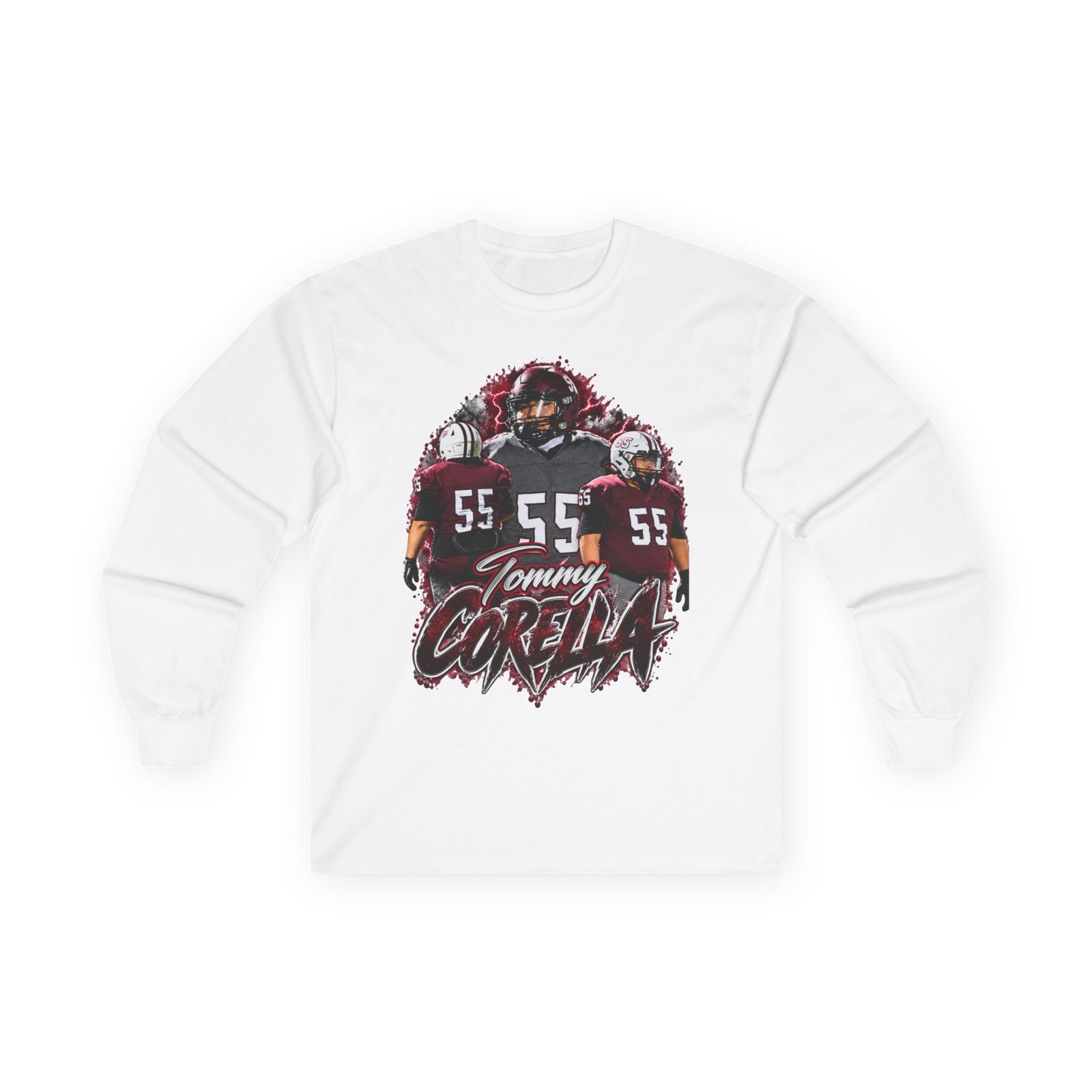 Tommy Corella Unisex Cotton Long Sleeve Tee - Image 2