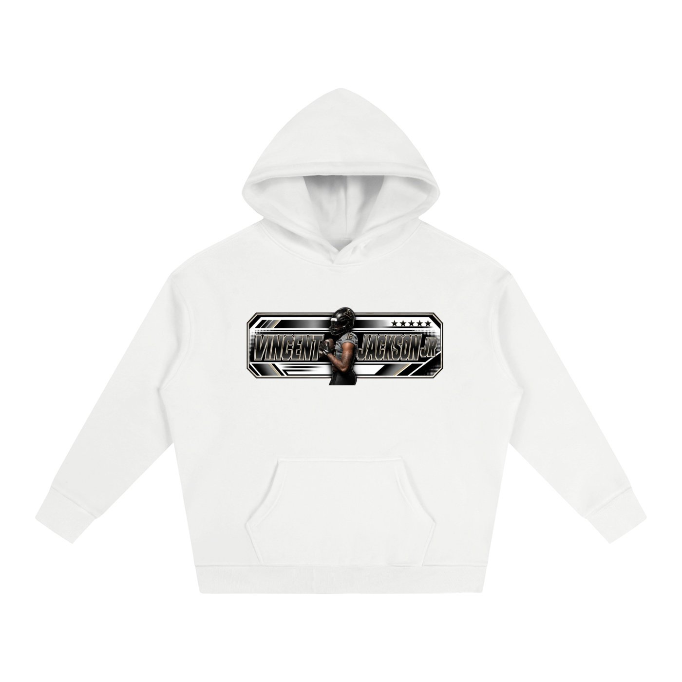 Vincent Jackson Jr Oversize Fleeced Hoodie - Image 2