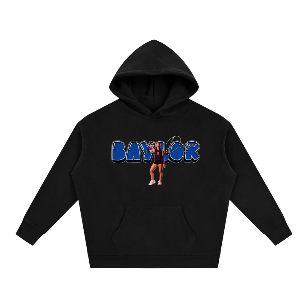 Baylor dinger Oversize Fleeced Hoodie