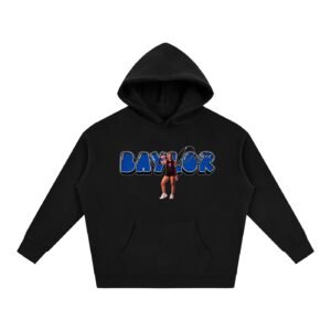 Baylor dinger Oversize Fleeced Hoodie - Image 1
