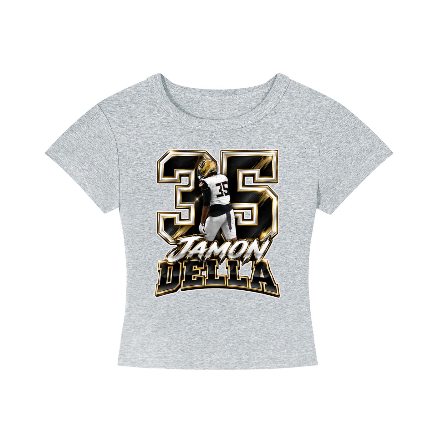 Jamon Della  Women's CropTop - Image 3