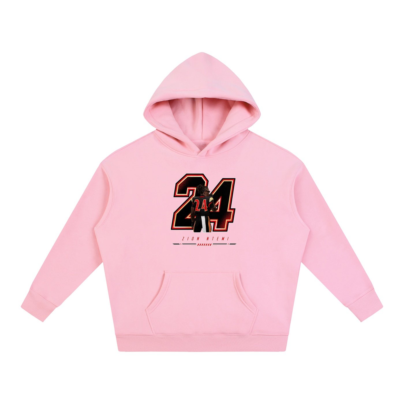 Zion Ntemi Oversize Fleeced Hoodie - Image 5