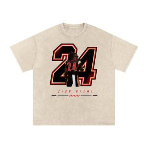 Zion Ntemi Snow Washed Oversized TEE - Image 2