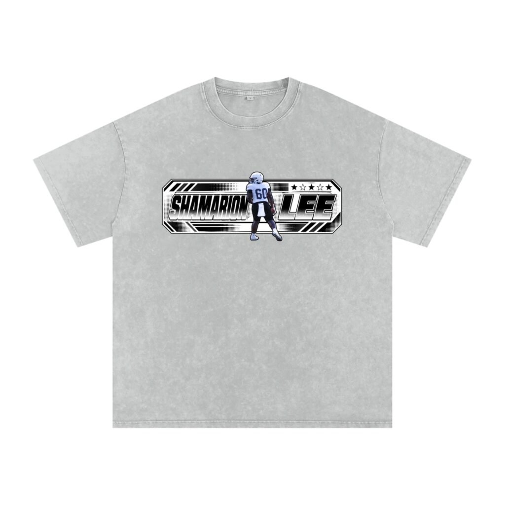Shamarion Lee Snow Washed Oversized TEE