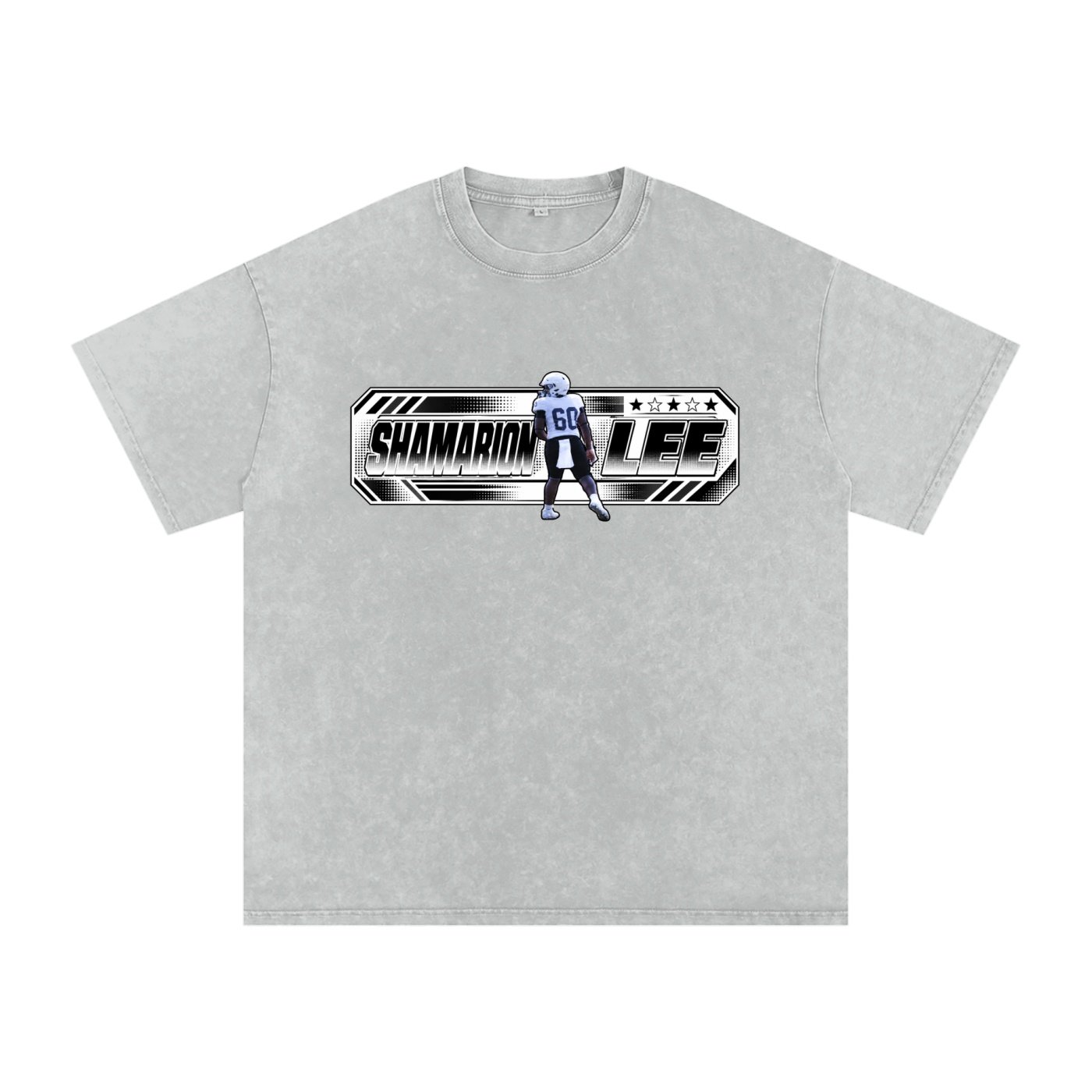 Shamarion Lee Snow Washed Oversized TEE - Image 3