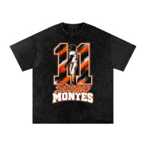Sergio Montes Snow Washed Oversized TEE - Image 1