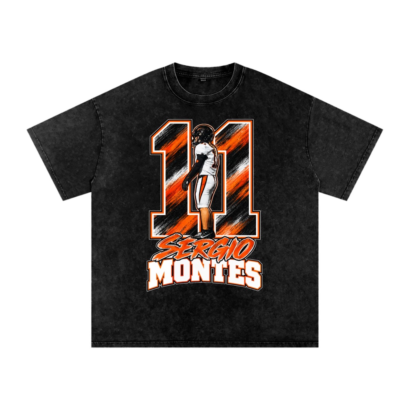 Sergio Montes  Snow Washed Oversized TEE - Image 1