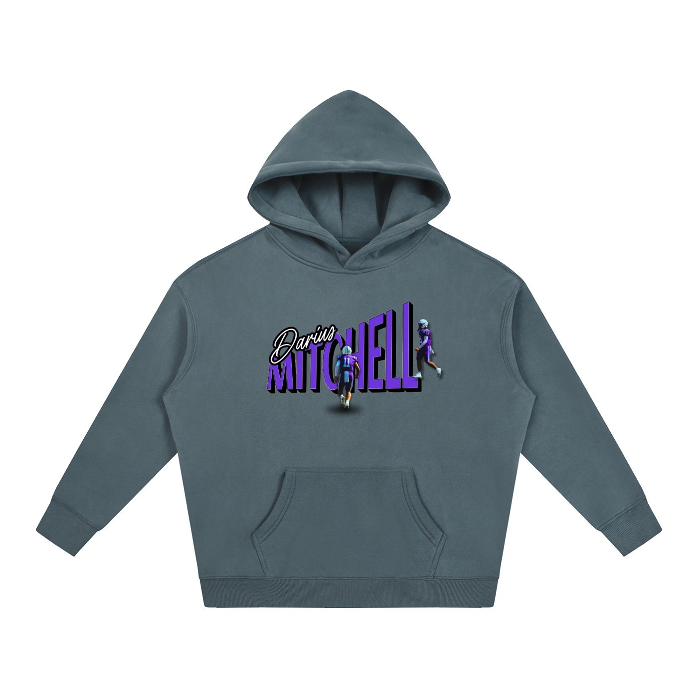 Darius Mitchell Oversize Fleeced Hoodie - Image 4