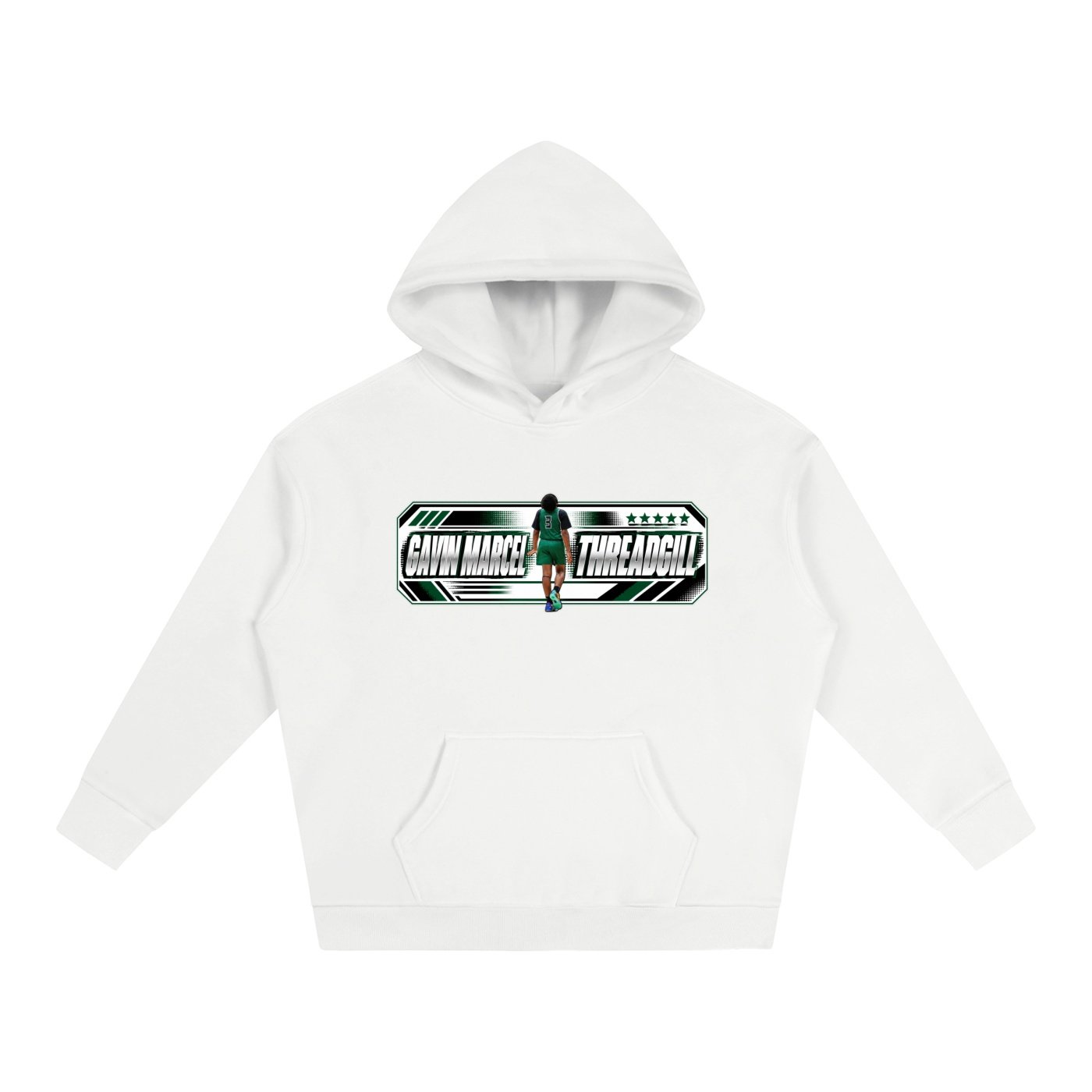 Gavin Marcel Threadgill  Oversize Fleeced Hoodie - Image 2