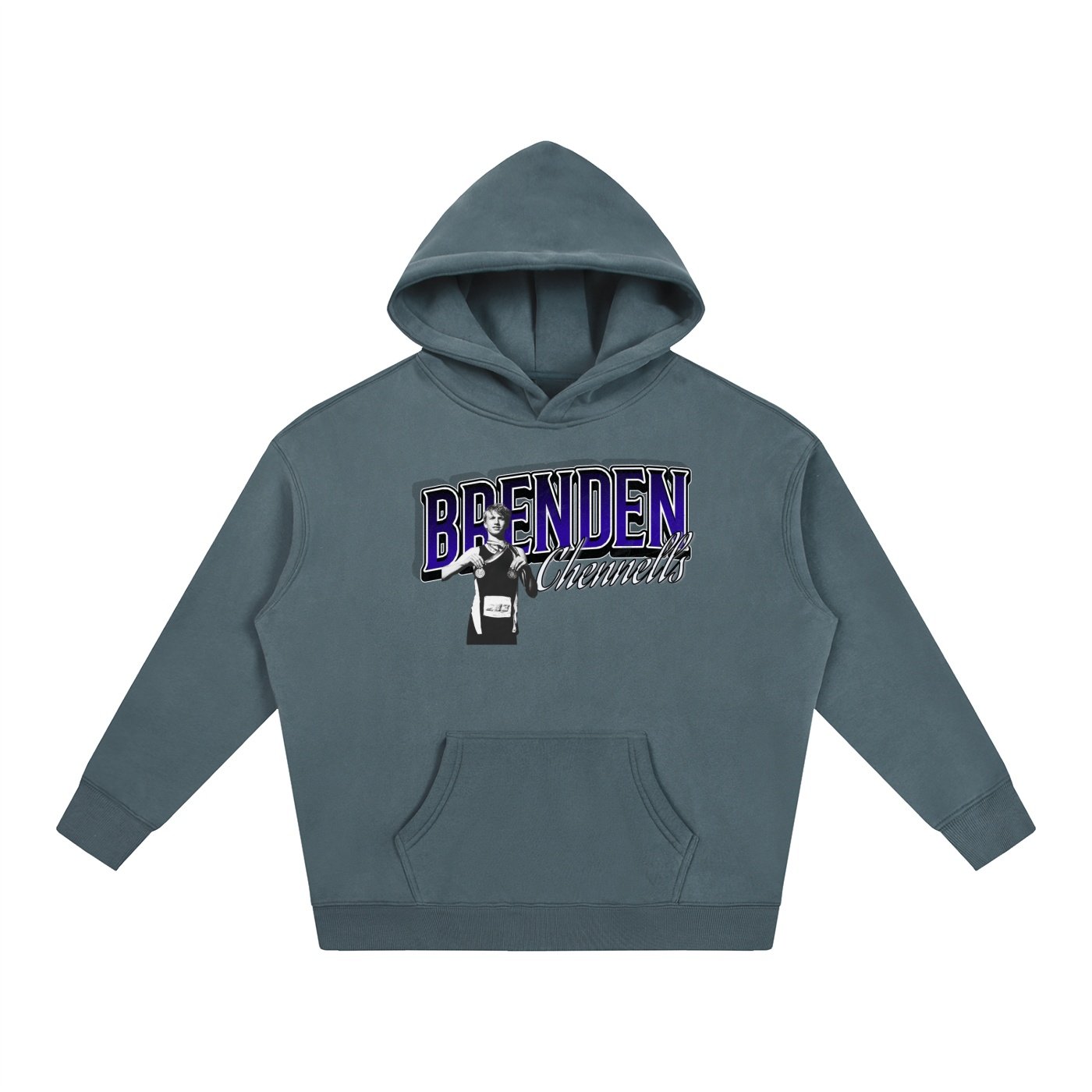 Brenden Chennells Oversize Fleeced Hoodie - Image 4