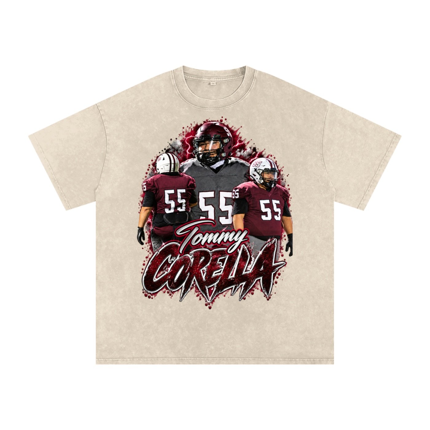 Tommy Corella Snow Washed Oversized TEE - Image 2
