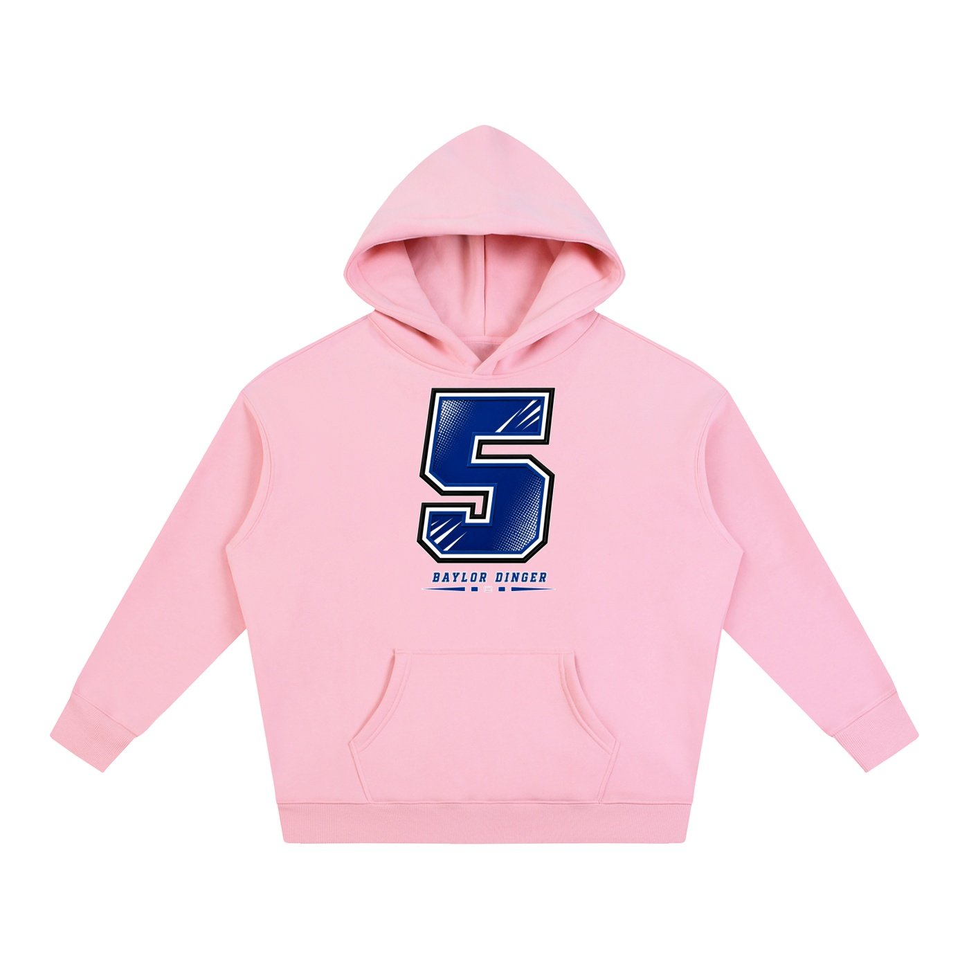 Baylor dinger Oversize Fleeced Hoodie - Image 5