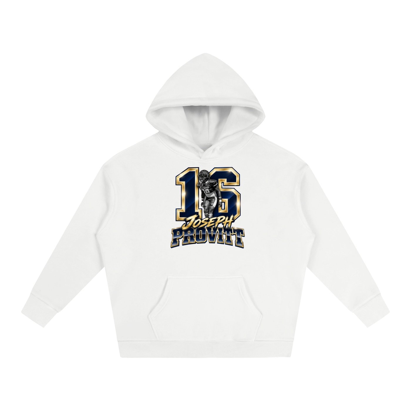 Joseph Provitt  Oversize Fleeced Hoodie - Image 2