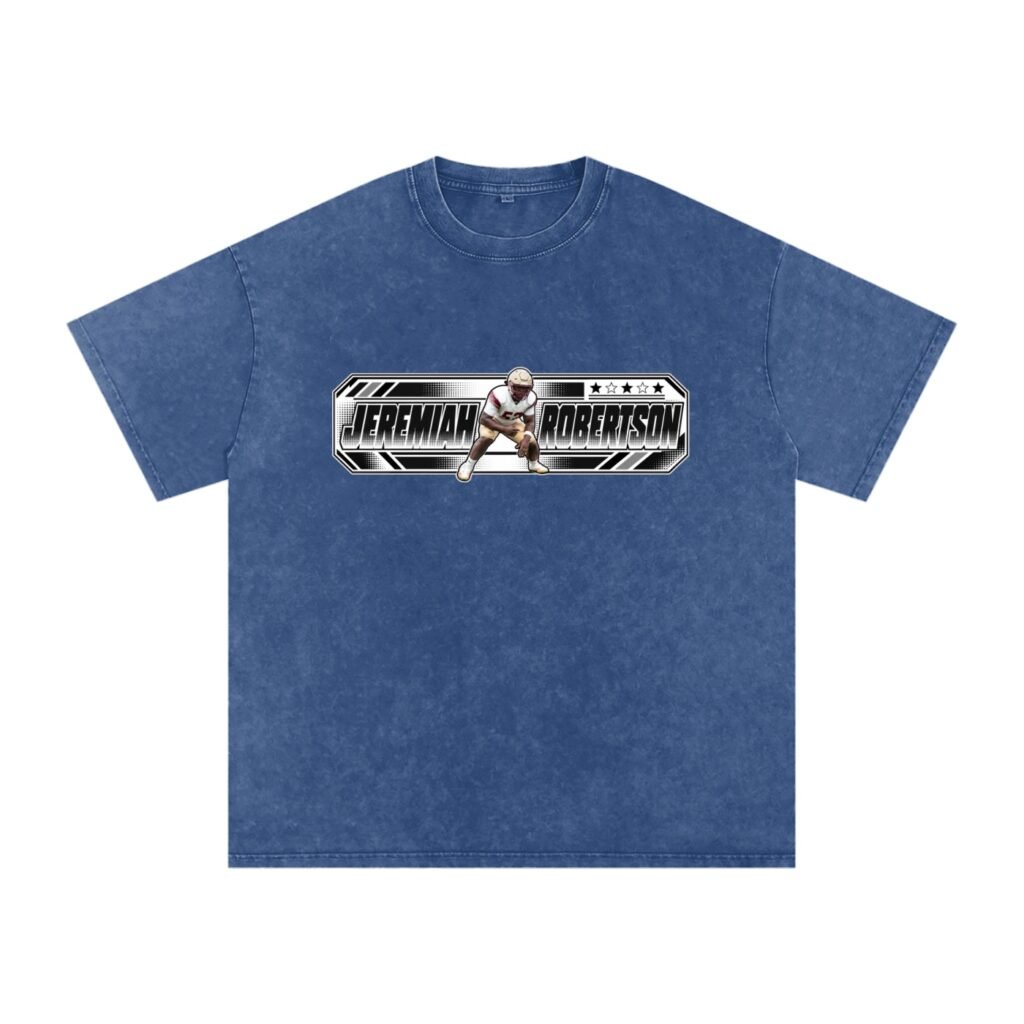 Jeremiah Robertson  Snow Washed Oversized TEE