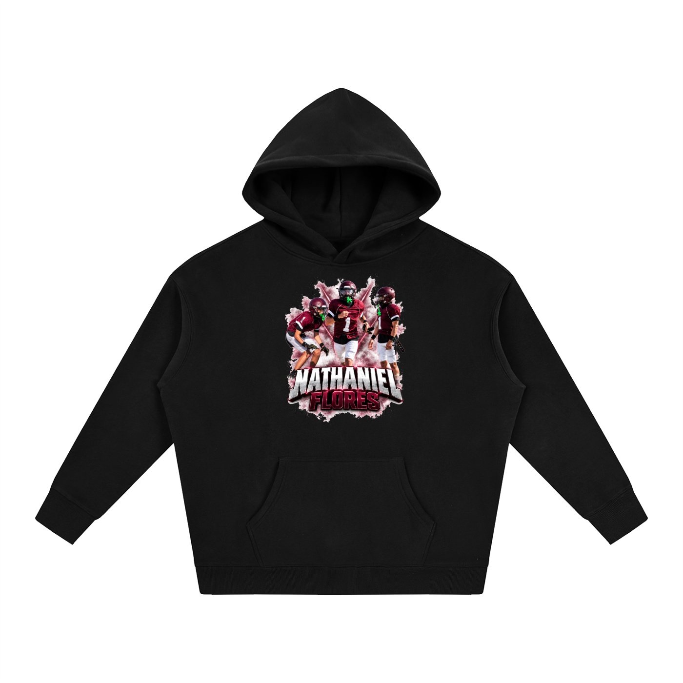 Nathaniel Flores Oversize Fleeced Hoodie - Image 1