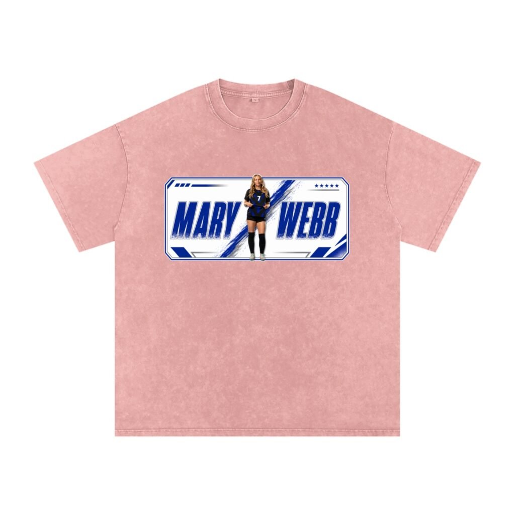 Mary Webb Snow Washed Oversized TEE