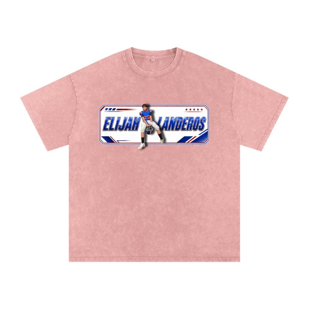 Elijah Landeros Snow Washed Oversized TEE