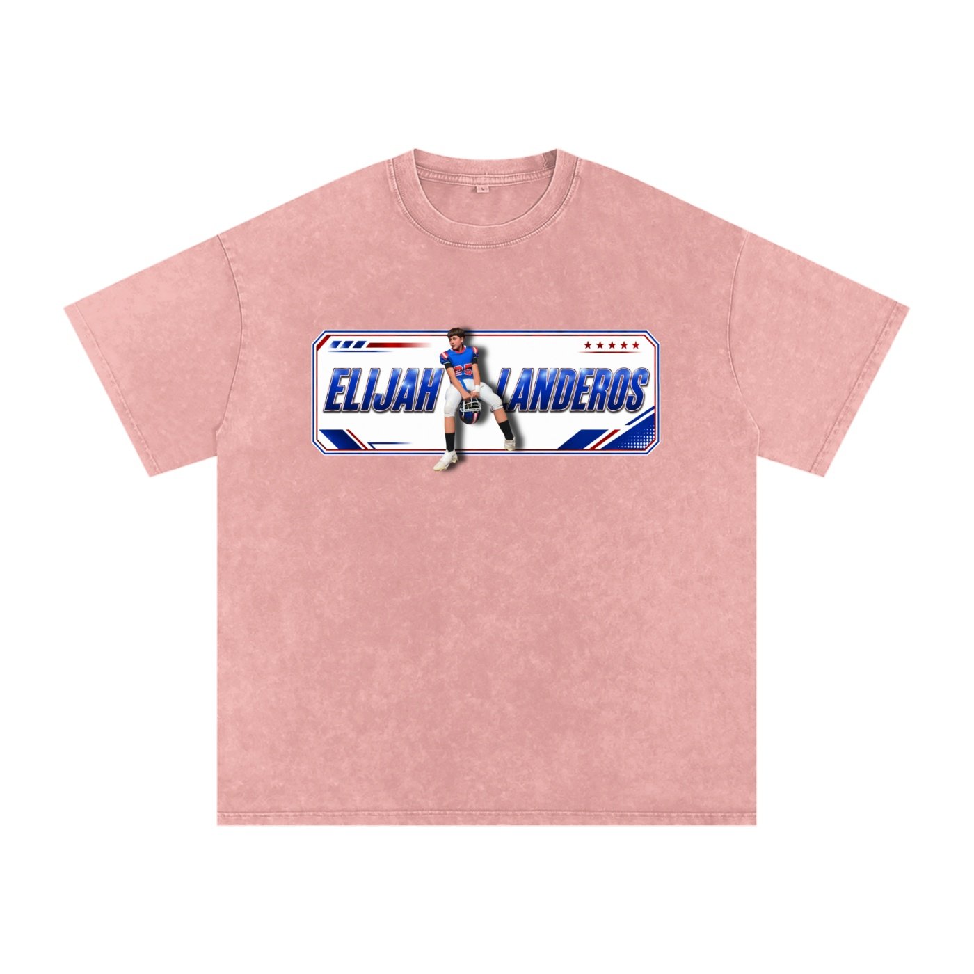 Elijah Landeros Snow Washed Oversized TEE - Image 5
