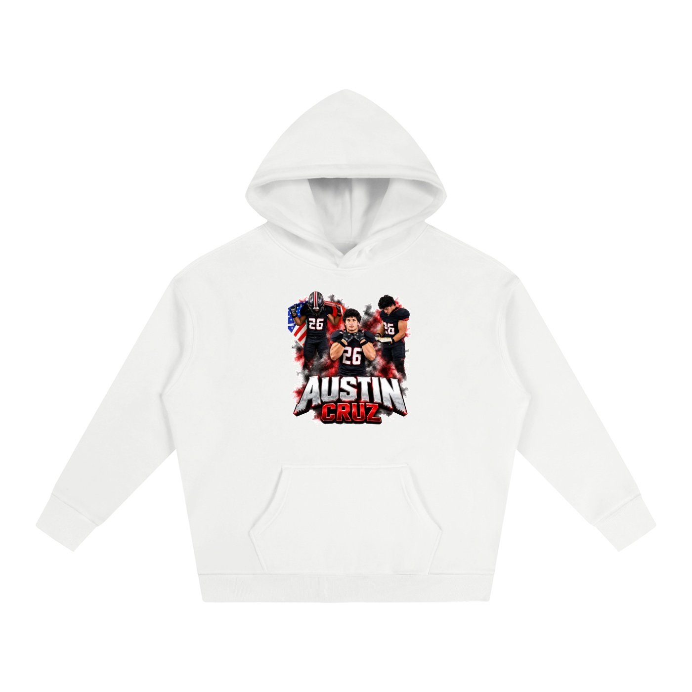 Austin Cruz Oversize Fleeced Hoodie - Image 2