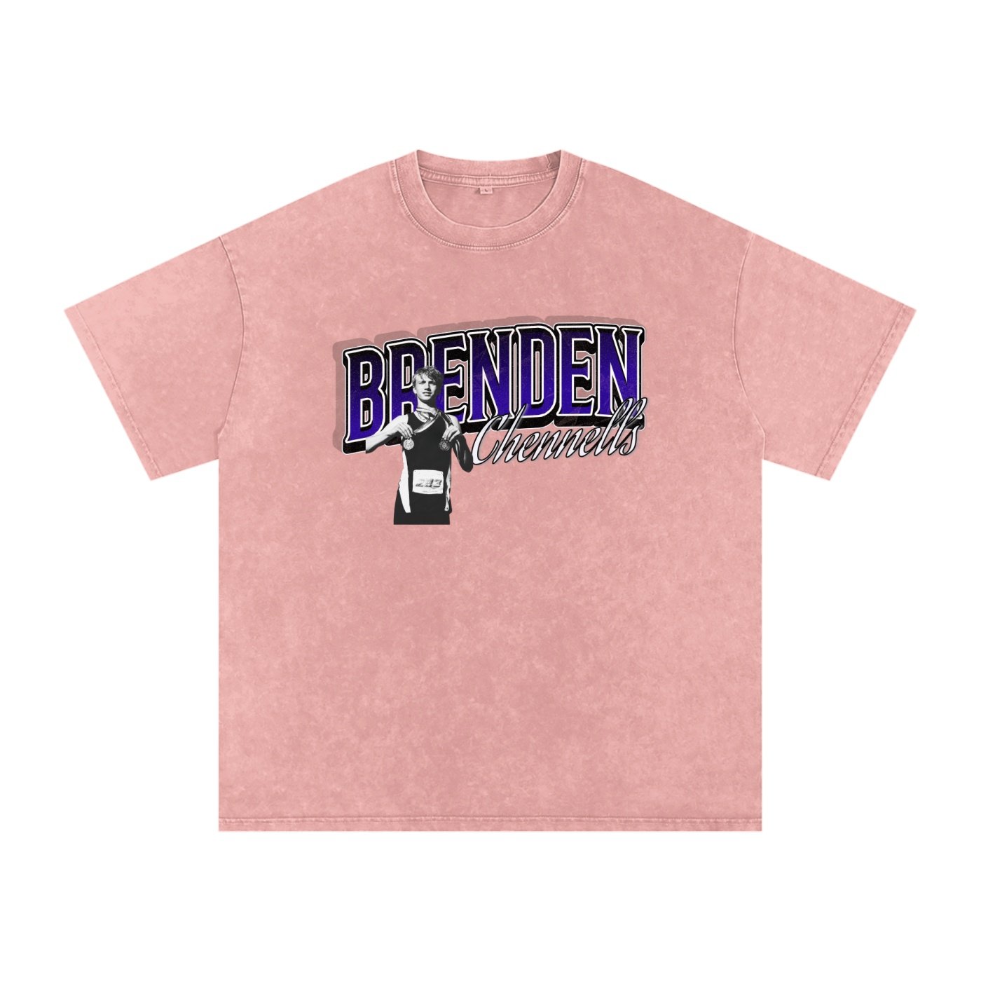 Brenden Chennells Snow Washed Oversized TEE - Image 5