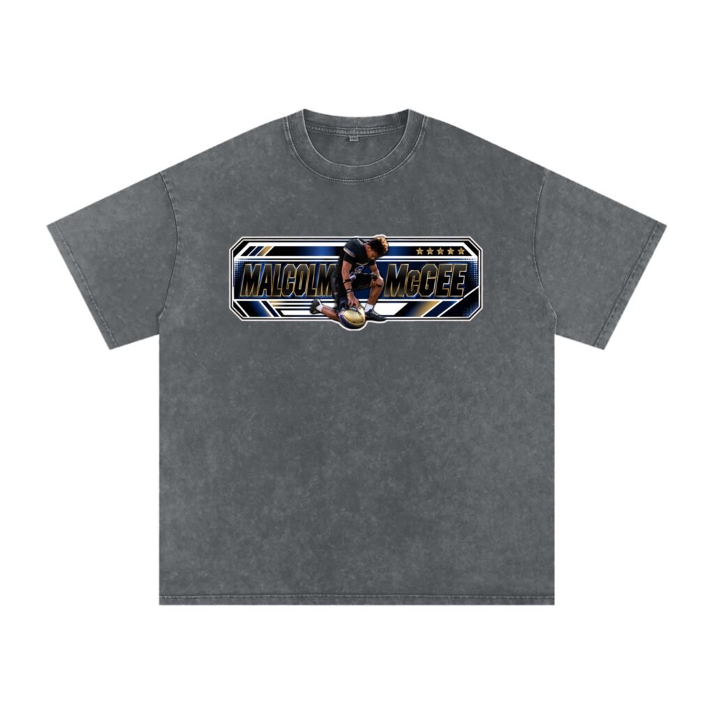 Malcolm McGee Snow Washed Oversized TEE