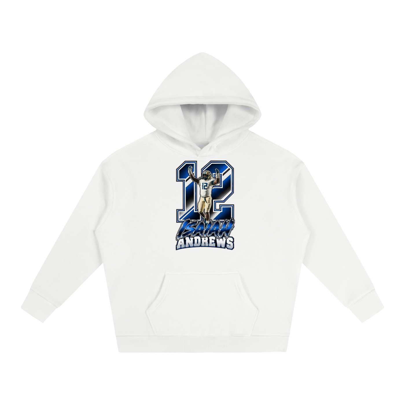 Isaiah Andrews  Oversize Fleeced Hoodie - Image 2