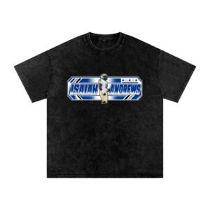 Isaiah Andrews Snow Washed Oversized TEE - Image 1