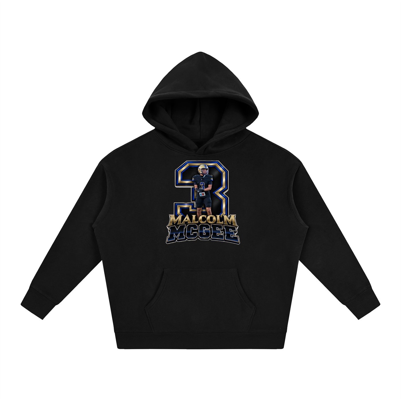 Malcolm McGee Oversize Fleeced Hoodie - Image 1