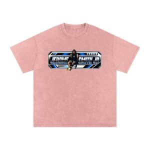Jerome Smith Jr Snow Washed Oversized TEE - Image 5