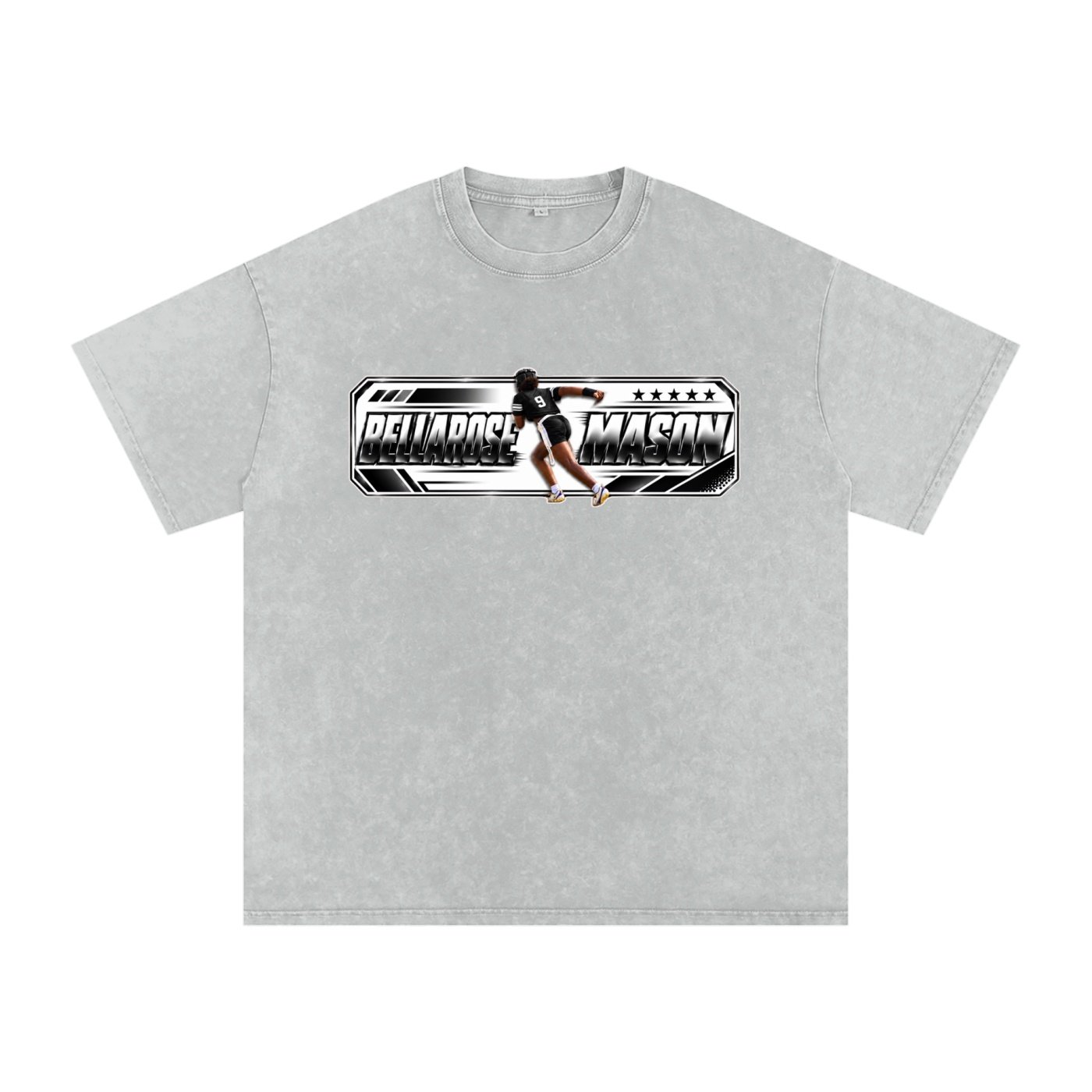 Bellarose Mason Snow Washed Oversized TEE - Image 3